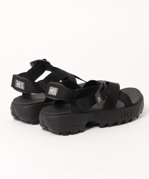 CIAOPANIC（チャオパニック）の「【MEI メイ】リサイクルナイロンテープスポーツサンダル（サンダル・レディース・ブラック・SMALL/MEDIUM/LARGE）」の3枚目の写真