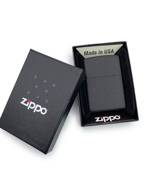 Zippo（ジッポー）の「ZIPPO ジッポ 236 REG BLACK CRACKLE（アッシュトレイ/ライター）」 WEAR