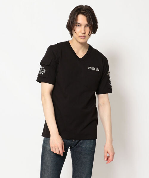 tシャツ 「WEB限定」Vネックファテーグ ロングスリーブティーシャツ/  V-NECK FATIGUE T-SHIRT レディース WEB限定】ファティーグVネックティーシャツ/ FATIGUE V-NECK T