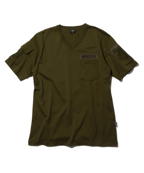 WEB限定》FATIGUE V-NECK T-SHIRT / ファティーグ Vネック T
