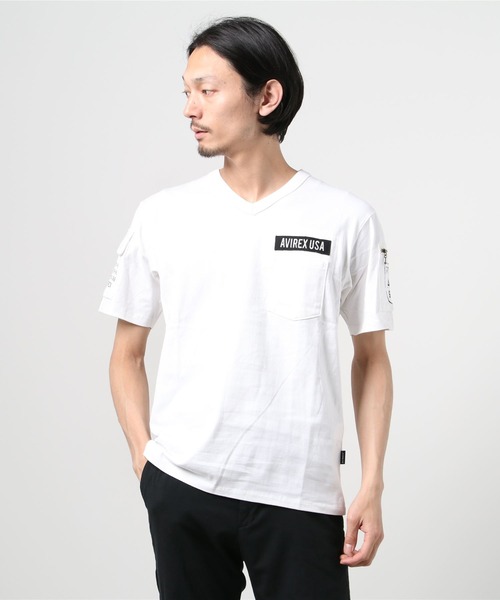 WEB限定》FATIGUE V-NECK T-SHIRT / ファティーグ Vネック Tシャツ