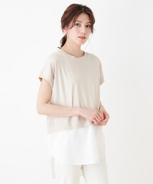 SHOO・LA・RUE | シャツレイヤード風プルオーバー(Tシャツ/カットソー)