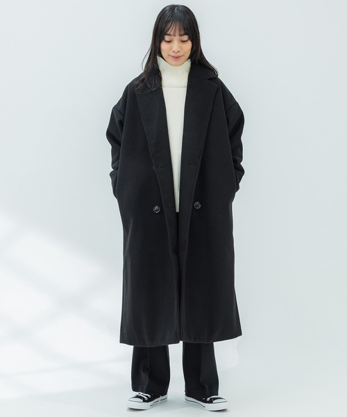 YLEVE(イレーヴ) 20AW メルトンチェスターコート ブラック サイズ1