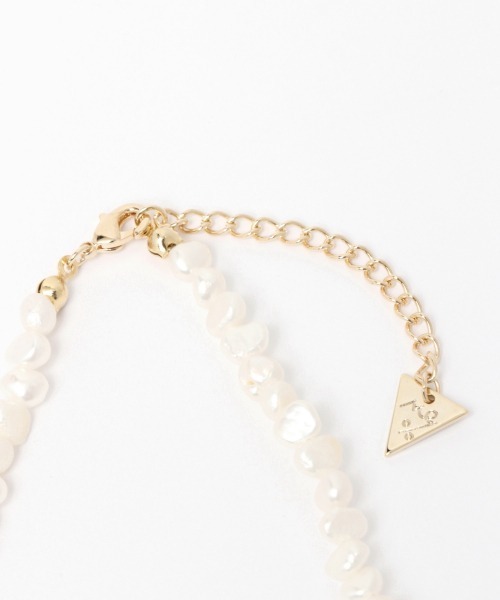 Me%（ミィパーセント）の「タンスイパールショートネックレス（ネックレス・レディース・ホワイト・FREE）」の5枚目の写真