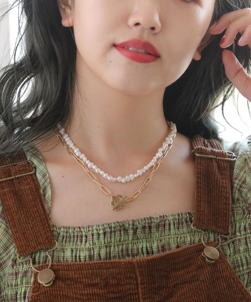 Me%（ミィパーセント）の「タンスイパールショートネックレス（ネックレス・レディース・ホワイト・FREE）」の15枚目の写真