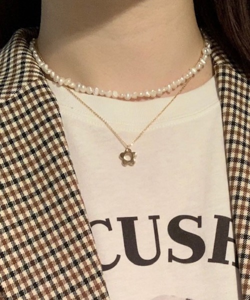 Me%（ミィパーセント）の「タンスイパールショートネックレス（ネックレス・レディース・ホワイト・FREE）」の17枚目の写真