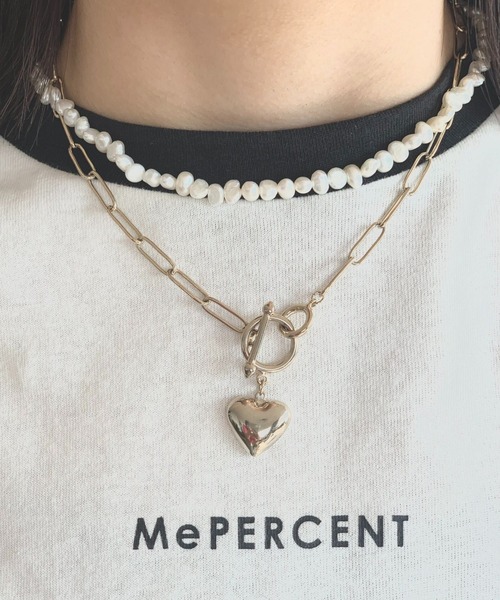 Me%（ミィパーセント）の「タンスイパールショートネックレス（ネックレス・レディース・ホワイト・FREE）」の8枚目の写真