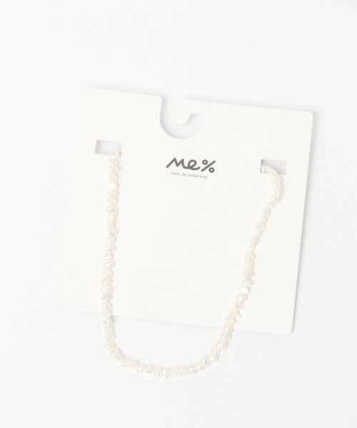 Me%（ミィパーセント）の「タンスイパールショートネックレス（ネックレス・レディース・ホワイト・FREE）」の13枚目の写真