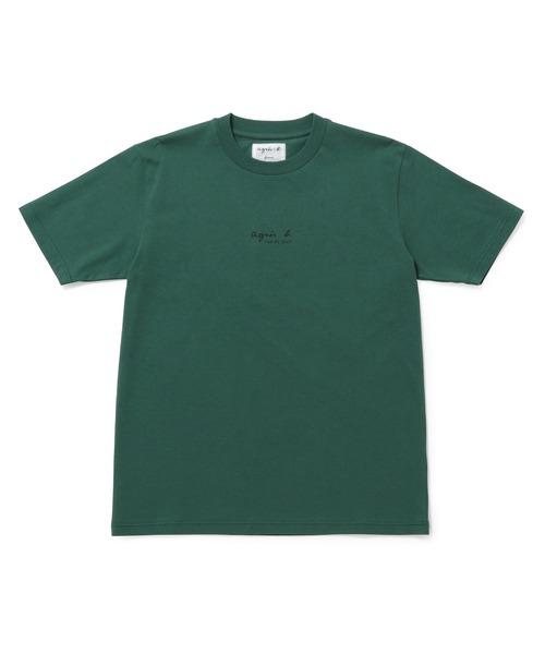 agnes b.(アニエスベー)の「【agnes b. pour ADAM ET ROPE'】MINI LOGO T(Tシャツ/カットソー・レディース・サックスブルー/グリーン/ブラック/ホワイト・M)」の7枚目の写真