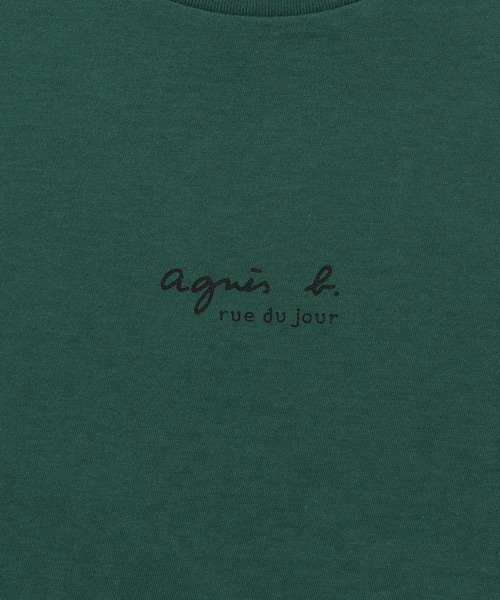agnes b.(アニエスベー)の「【agnes b. pour ADAM ET ROPE'】MINI LOGO T(Tシャツ/カットソー・レディース・サックスブルー/グリーン/ブラック/ホワイト・M)」の20枚目の写真