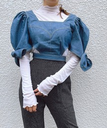 lilLilly | ボリュームデニムトップス(シャツ/ブラウス)