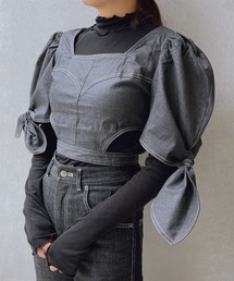 lilLilly | ボリュームデニムトップス(シャツ/ブラウス)