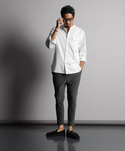 The DUFFER of ST.GEORGE(ザダファーオブセントジョージ)の「『WONDER SHAPE』Heritage:360°全方向高伸縮 『ワンダーシェイプ』 抗菌・消臭機能 クロップドパンツ(その他パンツ・メンズ・チャコールグレー/ブラック・SMALL/MEDIUM/LARGE/X-LARGE)」の15枚目の写真