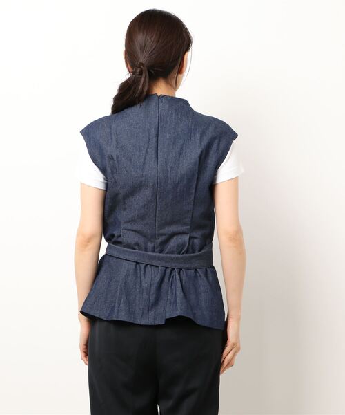 ベスト デニムボトルネックベスト nachukaraのスライバーニット ボトルネックベスト | BABYLON ZOO