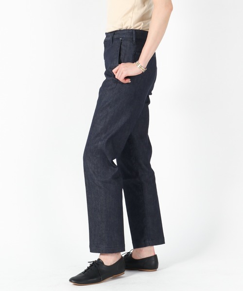 URVIN（アービン）の「センタープレストラウザー / 11.5ozデニム（デニムパンツ・レディース・ワンウォッシュ・1/2/00/0）」の2枚目の写真
