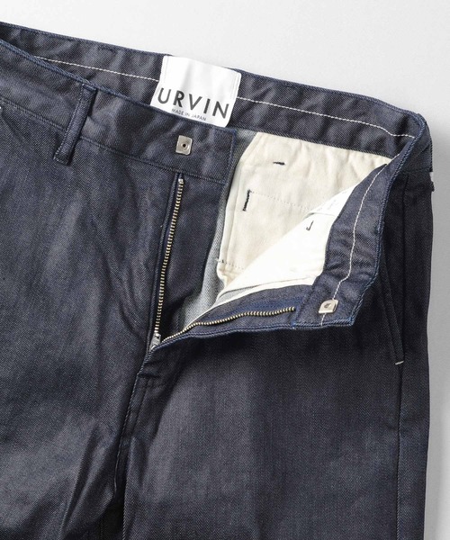 URVIN（アービン）の「センタープレストラウザー / 11.5ozデニム（デニムパンツ・レディース・ワンウォッシュ・1/2/00/0）」の6枚目の写真