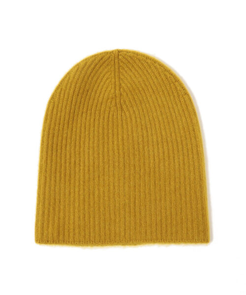 Demi-Luxe BEAMS（デミルクス ビームス）の「AK+1 / カシミヤ ニットキャップ（ニットキャップ/ビーニー・レディース・チャコールグレー/マスタード・ONE SIZE）」の11枚目の写真