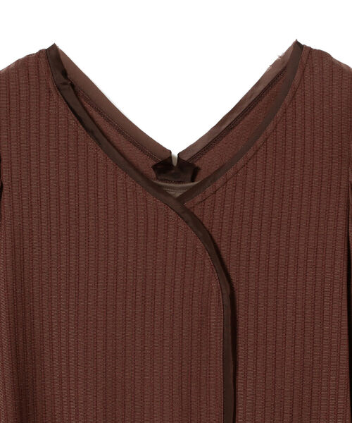Ray BEAMS(レイビームス)の「RBS / パワー ショルダー ワンピース▲(ワンピース・レディース・ブラック/ワイン・ONE SIZE)」の10枚目の写真