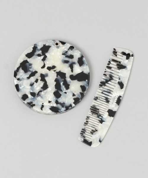 JEANASIS(ジーナシス)の「ヘアコーム/ミラーセット/953120(手鏡/メイクミラー・レディース・ホワイト系その他/ベージュ系その他/ブルー系その他/ブルー系その他2・FREE)」の2枚目の写真