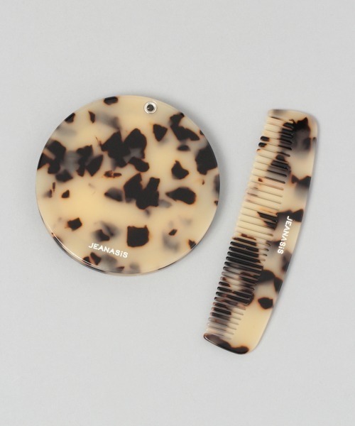 JEANASIS(ジーナシス)の「ヘアコーム/ミラーセット/953120(手鏡/メイクミラー・レディース・ホワイト系その他/ベージュ系その他/ブルー系その他/ブルー系その他2・FREE)」の3枚目の写真