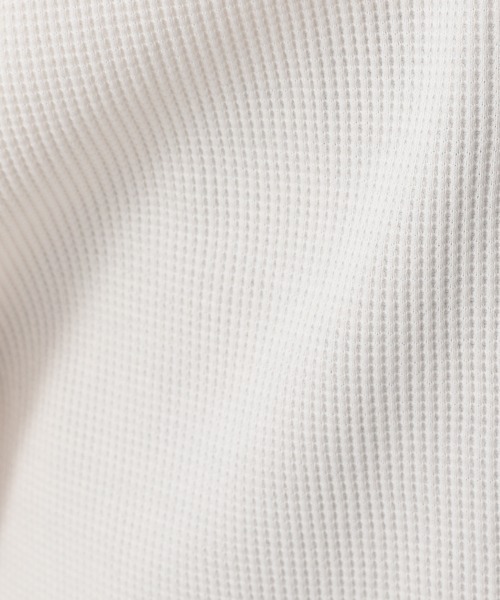 LOWRYS FARM（ローリーズファーム）の「2WAYワッフルフレンチスリーブ 957492（Tシャツ/カットソー・レディース・カーキ/チャコールグレー/ブラウン/アイボリー・FREE）」の15枚目の写真