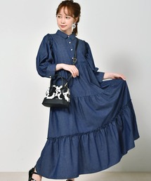 Retro Girl レトロガールのワンピース ブルー ネイビー 青色系 通販 Zozotown