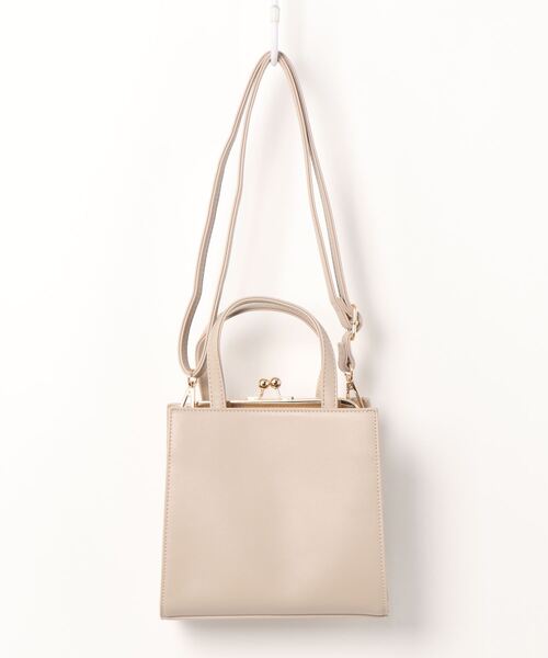 RETRO GIRL（レトロガール）の「ガマ口スクエアミニBAG（ショルダーバッグ・レディース・アイボリー/ダークブラウン/ブラック・FREE）」の11枚目の写真