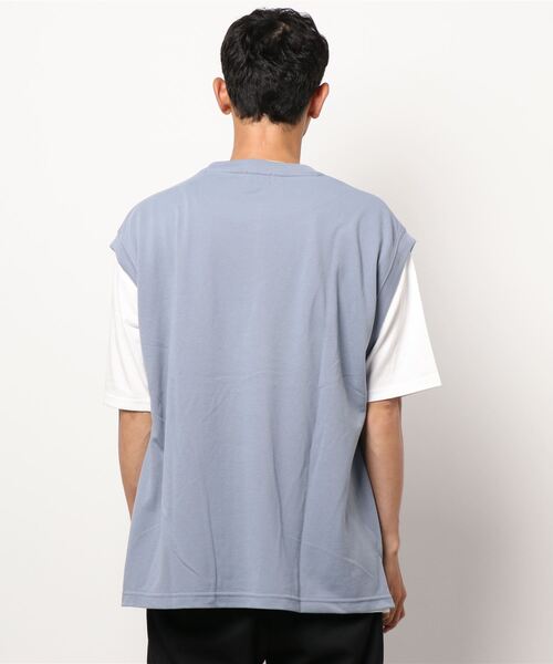 JUNRED（ジュンレッド）の「ベストアンサンブルカットソー（アンサンブル・メンズ・グレー/ブルー系その他4/レンガ・LL/M/L）」の5枚目の写真