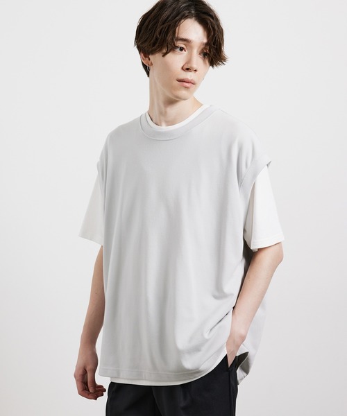 JUNRED（ジュンレッド）の「ベストアンサンブルカットソー（アンサンブル・メンズ・グレー/ブルー系その他4/レンガ・LL/M/L）」の14枚目の写真