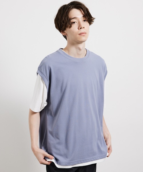JUNRED（ジュンレッド）の「ベストアンサンブルカットソー（アンサンブル・メンズ・グレー/ブルー系その他4/レンガ・LL/M/L）」の15枚目の写真