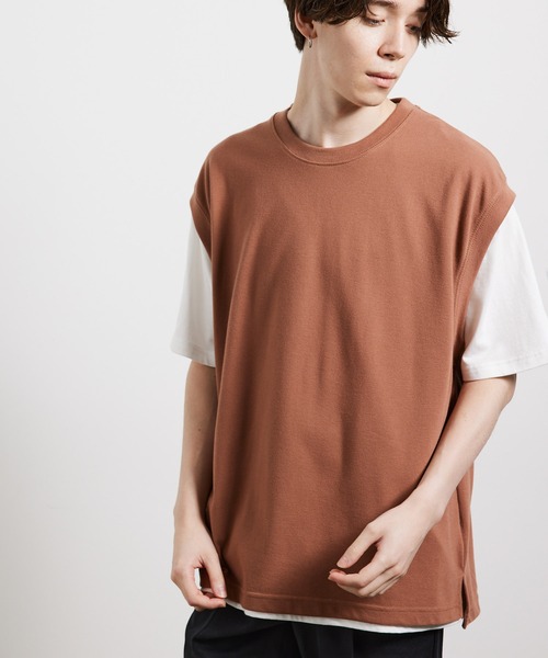 JUNRED（ジュンレッド）の「ベストアンサンブルカットソー（アンサンブル・メンズ・グレー/ブルー系その他4/レンガ・LL/M/L）」の18枚目の写真