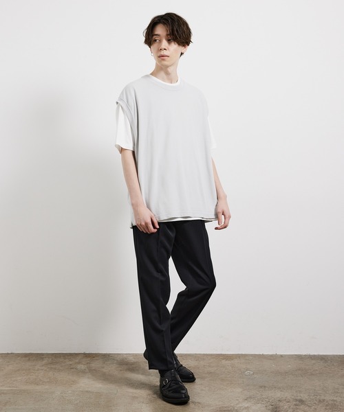 JUNRED（ジュンレッド）の「ベストアンサンブルカットソー（アンサンブル・メンズ・グレー/ブルー系その他4/レンガ・LL/M/L）」の19枚目の写真