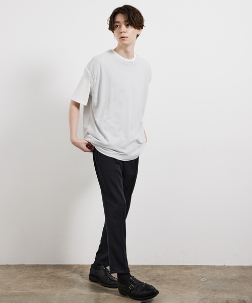 JUNRED（ジュンレッド）の「ベストアンサンブルカットソー（アンサンブル・メンズ・グレー/ブルー系その他4/レンガ・LL/M/L）」の20枚目の写真