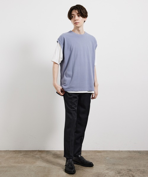 JUNRED（ジュンレッド）の「ベストアンサンブルカットソー（アンサンブル・メンズ・グレー/ブルー系その他4/レンガ・LL/M/L）」の21枚目の写真