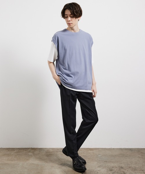JUNRED（ジュンレッド）の「ベストアンサンブルカットソー（アンサンブル・メンズ・グレー/ブルー系その他4/レンガ・LL/M/L）」の22枚目の写真