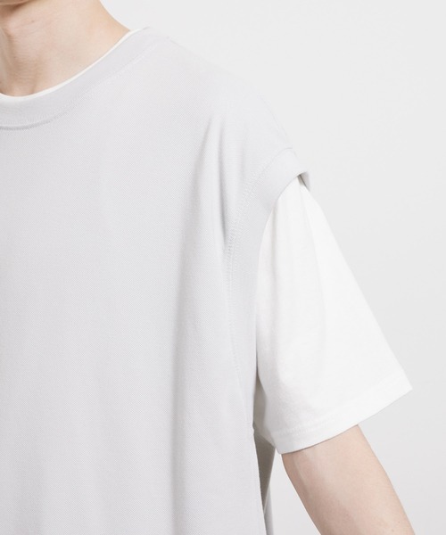 JUNRED（ジュンレッド）の「ベストアンサンブルカットソー（アンサンブル・メンズ・グレー/ブルー系その他4/レンガ・LL/M/L）」の7枚目の写真