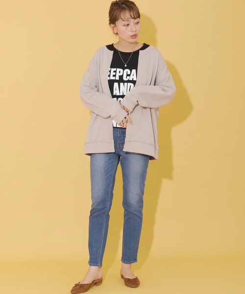 URBAN RESEARCH Sonny Label（アーバンリサーチサニーレーベル）の「ミドルライズテーパードデニム（デニムパンツ・レディース・インディゴブルー/ライトインディゴブルー・25/24/26）」の15枚目の写真