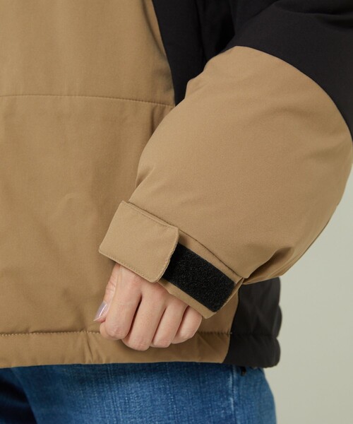 FREAK'S STORE（フリークスストア）の「FIRST DOWN×FREAK'S STORE/ファーストダウン パネルショートダウン（ダウンジャケット/コート・レディース・ブラック/ベージュ/ピンク・SMALL/MEDIUM）」の11枚目の写真