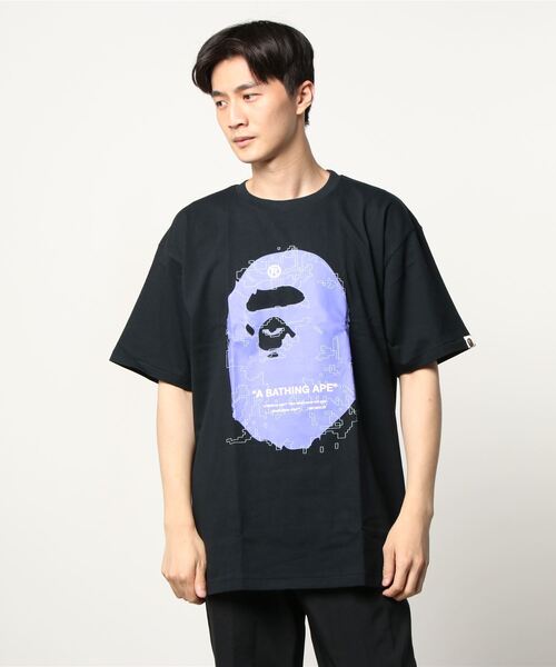 A BATHING APE(アベイシングエイプ)の「BIG APE HEAD DIGITAL MOSAIC TEE M(Tシャツ/カットソー・メンズ・ホワイト/ブラック・XX-LARGE/XXX-LARGE/LARGE/SMALL/X-LARGE/MEDIUM)」の9枚目の写真