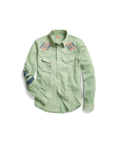 RRL（ダブル アール エル）の「スリム フィット エンブロイダード 