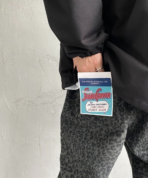 UNIVERSAL OVERALL（ユニバーサルオーバーオール）の「[UNIVERSAL OVERALL/ユニバーサルオーバーオール] 別注シェフパンツ（その他パンツ・メンズ・ブラック/レオパード・S/M/L）」の20枚目の写真