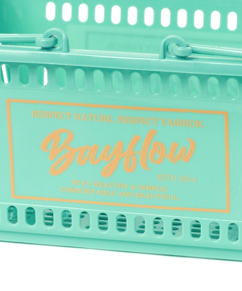 BAYFLOW(ベイフロー)の「BFレジカゴミニ2(インテリア雑貨・レディース・グリーン/ネイビー/グレー・0)」の9枚目の写真