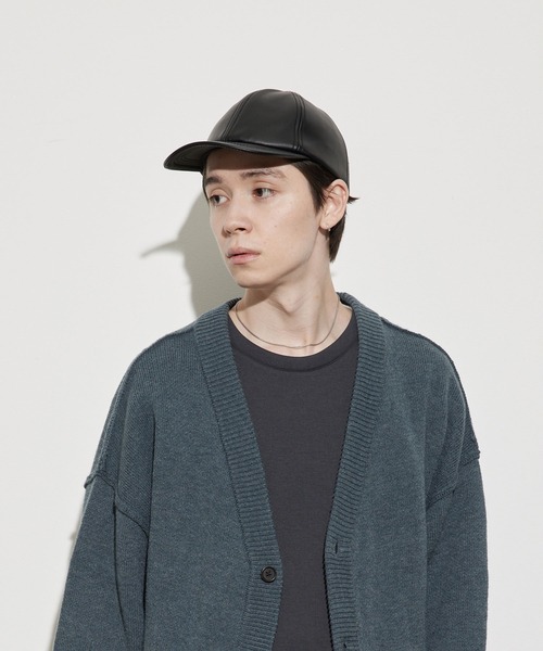 JUNRED（ジュンレッド）の「シンセティックレザーCAP（キャップ・メンズ・ブラック・FREE）」の13枚目の写真