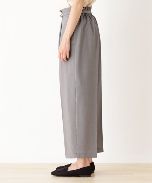 DRESKIP(ドレスキップ)の「◆細ベルト付きミニチェックワイドパンツ(その他パンツ・レディース・ベージュ系その他2/ブラック系1・02/03)」の7枚目の写真