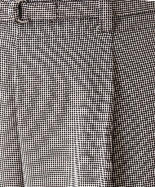 DRESKIP(ドレスキップ)の「◆細ベルト付きミニチェックワイドパンツ(その他パンツ・レディース・ベージュ系その他2/ブラック系1・02/03)」の4枚目の写真