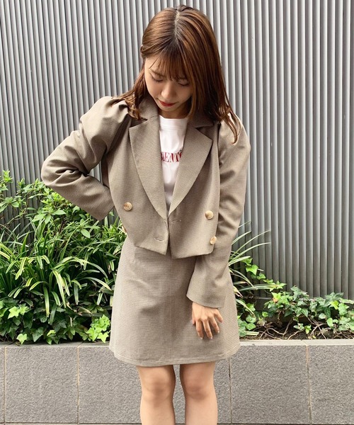 セール】アソート台形ミニスカート/セットアップ2021AW（スカート