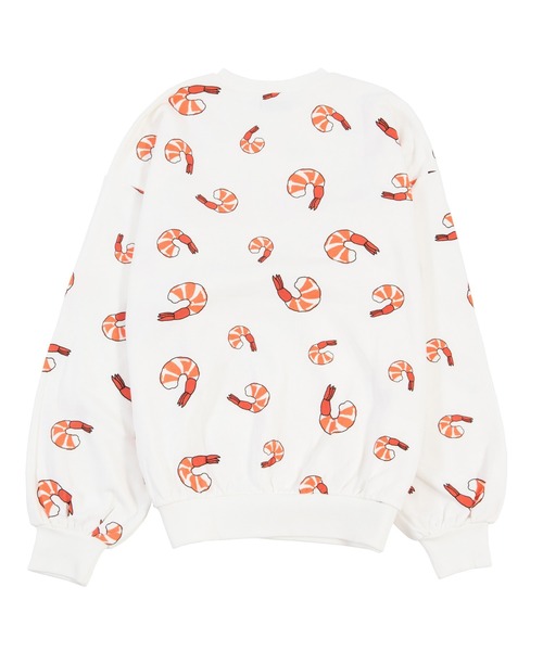 PUNYUS（プニュズ）の「フード総柄スウェット（EBI）（スウェット