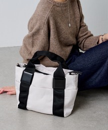 スクエア樹脂パーツトートバッグ/Mサイズ