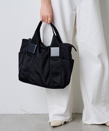 PAPILLONNER | 新色追加/スクエア樹脂パーツトートバッグ/Mサイズ/PAPILLONNER/パピヨネ(トートバッグ)