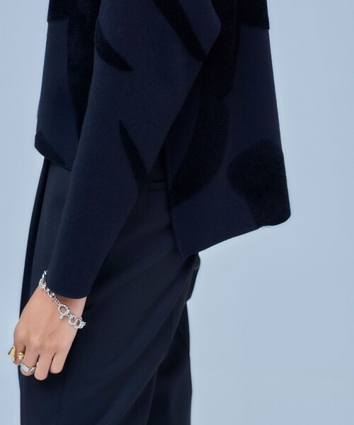 UNITED TOKYO（ユナイテッドトウキョウ）の「モールアートジャガードニット（ニット/セーター・レディース・ブラック/ベージュ・FREE）」の20枚目の写真